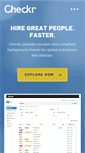 Mobile Screenshot of checkr.com